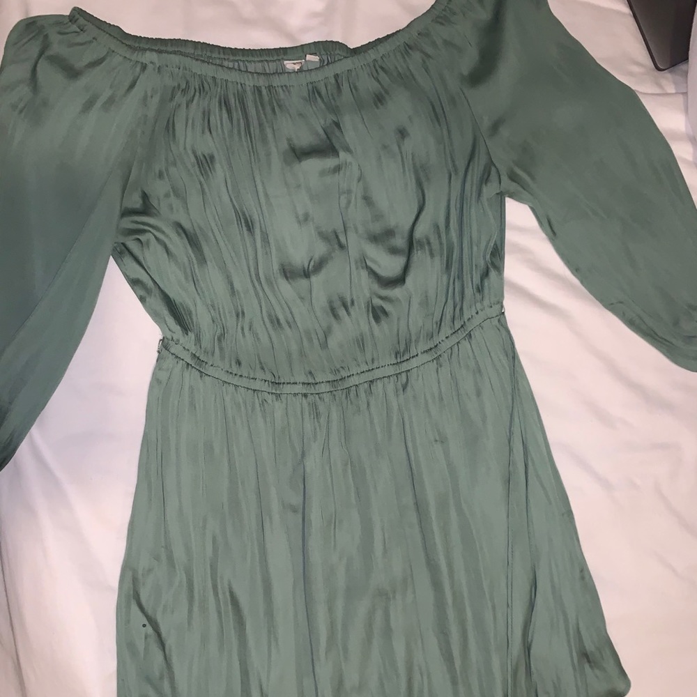 Off the shoulder GAP silk dress